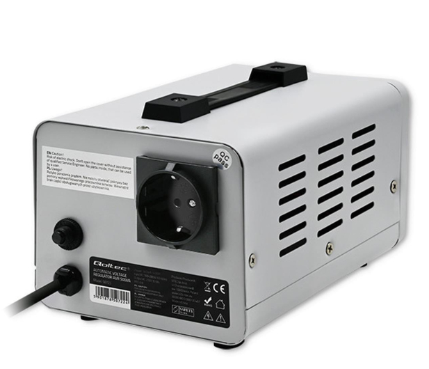 Qoltec OUTLET - Automatyczny stabilizator napięcia AVR 1000VA - 1487854 - zdjęcie 2